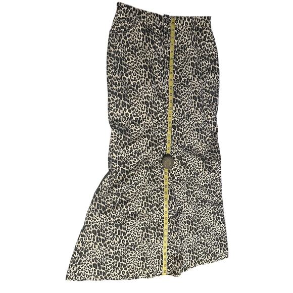 Please Women’s skirt Leopard Print Cotton Max Size Medium In Italy evening chic - Picture 8 of 8